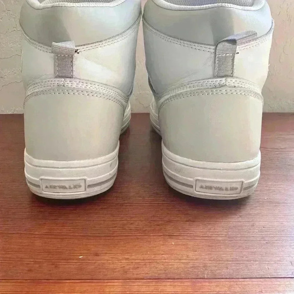 Airwalk Safety Mens Arena Mid Composite Toe Work Shoe White Grey Aw6452 Size 13 - Picture 8 of 11